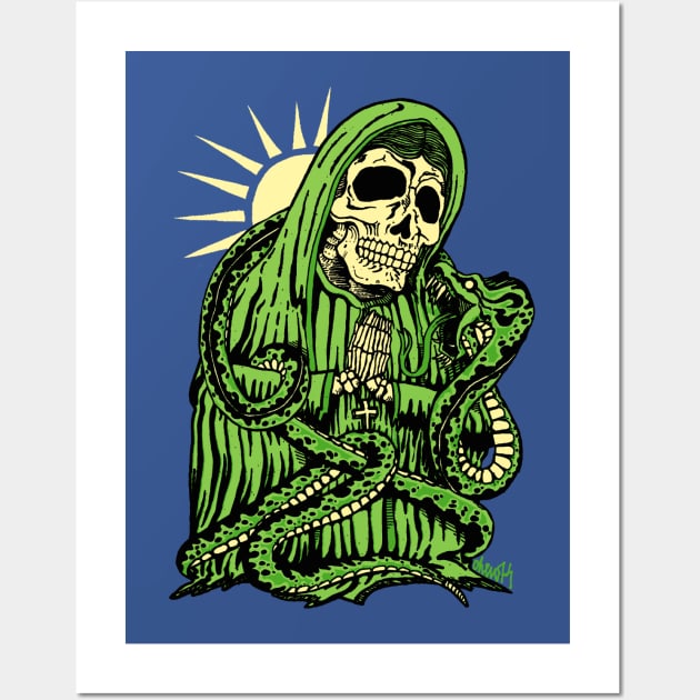 Santa Muerte Wall Art by miskel